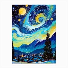 Starry Night 75 Canvas Print