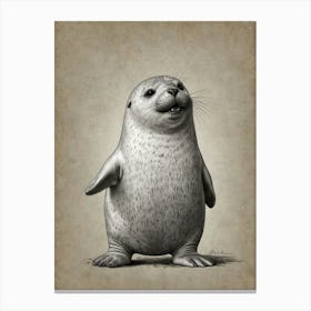 Seal! 5 Canvas Print