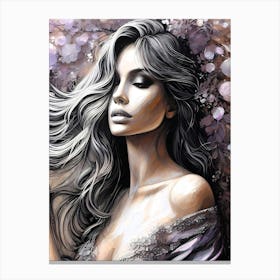 Portrait Artwork 19 Canvas Print