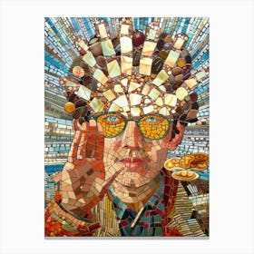 Mosaic Man 2 Canvas Print