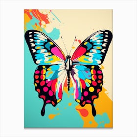 Pop Art Skipper Butterfly 3 Canvas Print