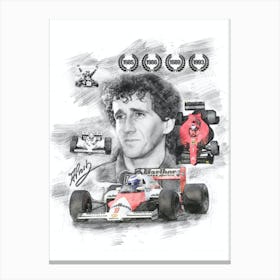 Alain Prost Canvas Print