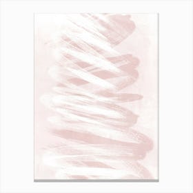 Abstract Pink Waves Two Canvas Print