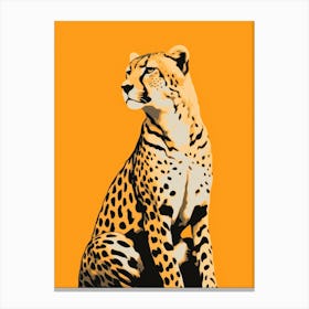 Cheetah Canvas Art Canvas Print