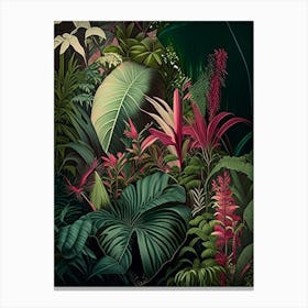 Hidden Paradise 8 Botanicals Canvas Print