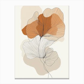 Ginkgo Leaves 4 Canvas Print