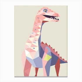 Nursery Dinosaur Art Allosaurus 7 Canvas Print