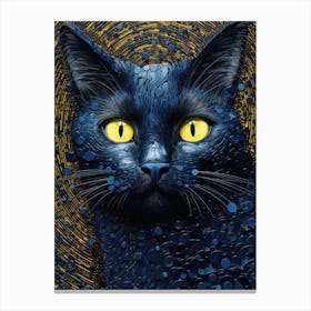 Night Cat Canvas Print