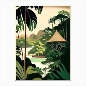 Koh Mak Thailand Rousseau Inspired Tropical Destination Canvas Print