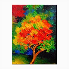 Abiu Fruit Vibrant Matisse Inspired Painting Fruit Canvas Print