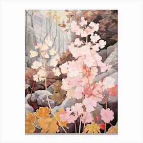 Coral Bells 2 Flower Painting Canvas Print