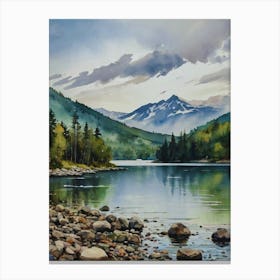 Mountain Lake Canvas Print