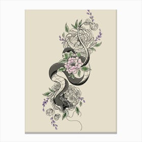 Snake Tattoo Design Canvas Print