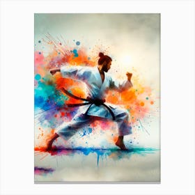 Karate Canvas Print