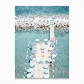 Sorrento Boulevard in Italy Canvas Print