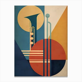 Saxophones Canvas Print