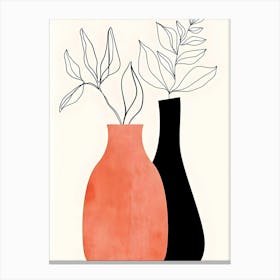 Two Vases Canvas Print