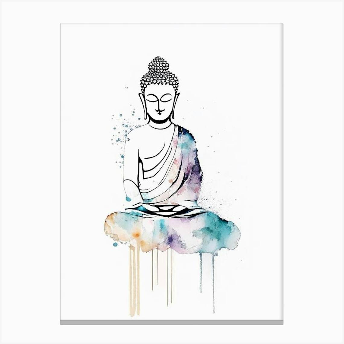 How to Draw Lord Buddha | Color pencil art, Youtube art, Art