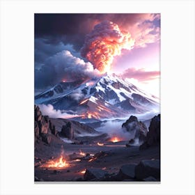 Volcano Eruption 3 Canvas Print