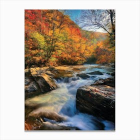 Autumn In The Smoky Mountains 3 Canvas Print