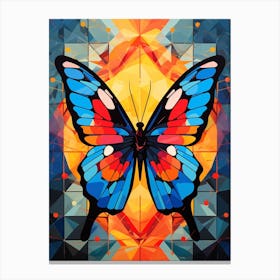 Butterfly Abstract Pop Art 5 Canvas Print