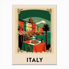 Italy 2 Vintage Travel Poster Canvas Print