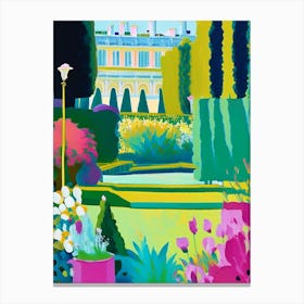 Gardens Of The Palace Of Versailles, France Abstract Still Life Canvas Print