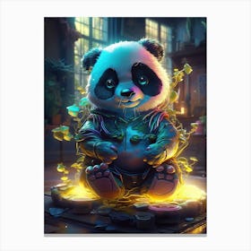 Panda Bear 44 Canvas Print