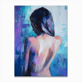 Back View Of A Woman Canvas Print