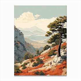 Lycian Way Turkey 1 Hiking Trail Landscape Canvas Print