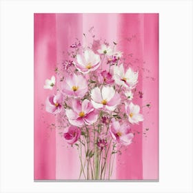 Pink Cosmos 1 Canvas Print