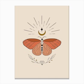 Night Butterfly Canvas Print