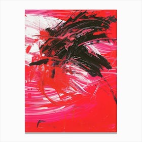 Abstract In Red And Black 2 Canvas Print