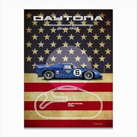 Daytona, Lola T70 Canvas Print