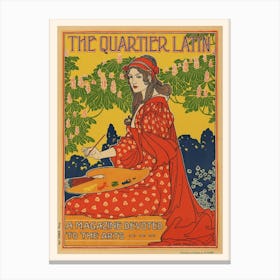 The Quartier Latin, A Magazine Devoted To The Arts, Louis John Rhead Canvas Print