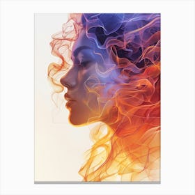 Portrait Of A Woman 2 Canvas Print