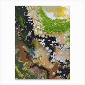 Abstract art print on canvas "Cosmic Forest". Canvas Print