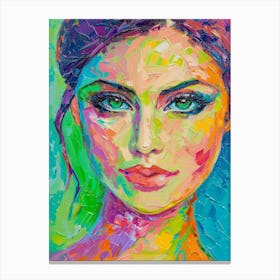 Portrait Of A Woman 200 Canvas Print