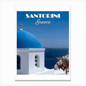 Santorini Greece Canvas Print