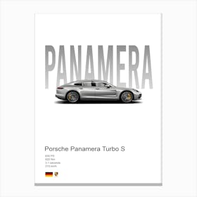 Panamera Turbo S Porsche Canvas Print