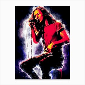 Eddie Vedder Epic Smoke 1 Canvas Print