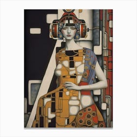 Futuristic Woman Canvas Print