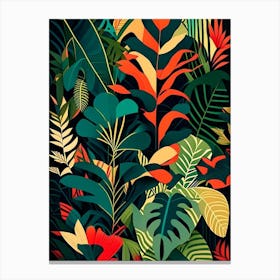 Jungle Patterns 1 Botanical Canvas Print