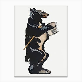 Standing Bear Art Print, Edward Penfield Canvas Print