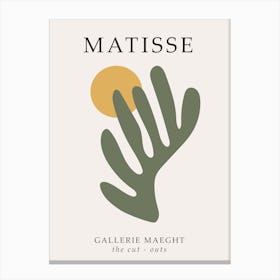 Green and Yellow Matisse Canvas Print