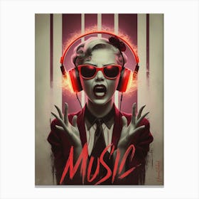 Music Is My Vibe 1 Canvas Print