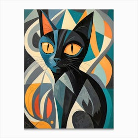 Black Cat 4 Canvas Print