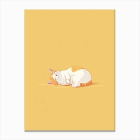 Cute Cat Wallpaper Canvas Print