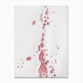 Abstract Color Confetti Blush Nude Canvas Print