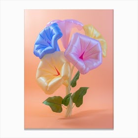 Dreamy Inflatable Flowers Morning Glory 2 Canvas Print